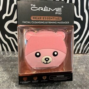 The Crème Shop Bear Essential Facial Cleansing & Firming Massager - Pink